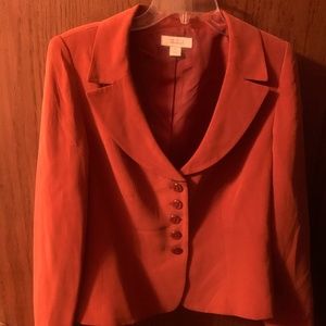 dressbarn Rust Colored Skirt Suit, Size 12